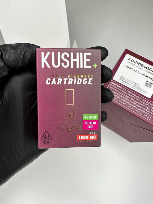 KUSHIE+Gold 1G LIQULD DIAMONDS CARTRIDGE