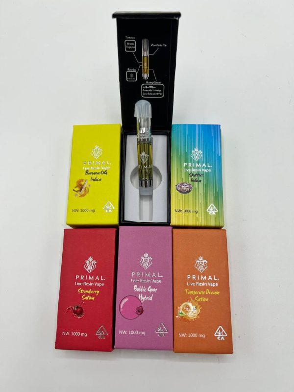 PRIMAL LIVE RESIN CARTS