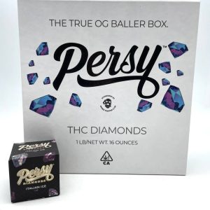 Persy diamonds 1OZ baller jars in a 16oz master box