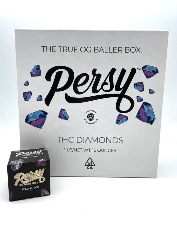 Persy diamonds 1OZ baller jars in a 16oz master box